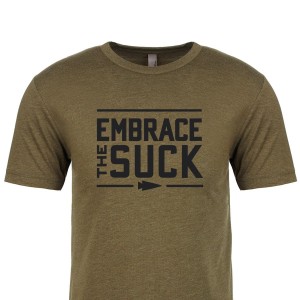 Goruck Embrace the Suck T-Shirt Men Green | DE-BEZ721390